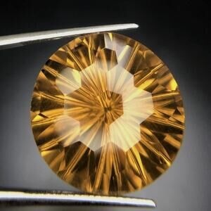 28 Carat Flawless Laser Cut Citrine!!